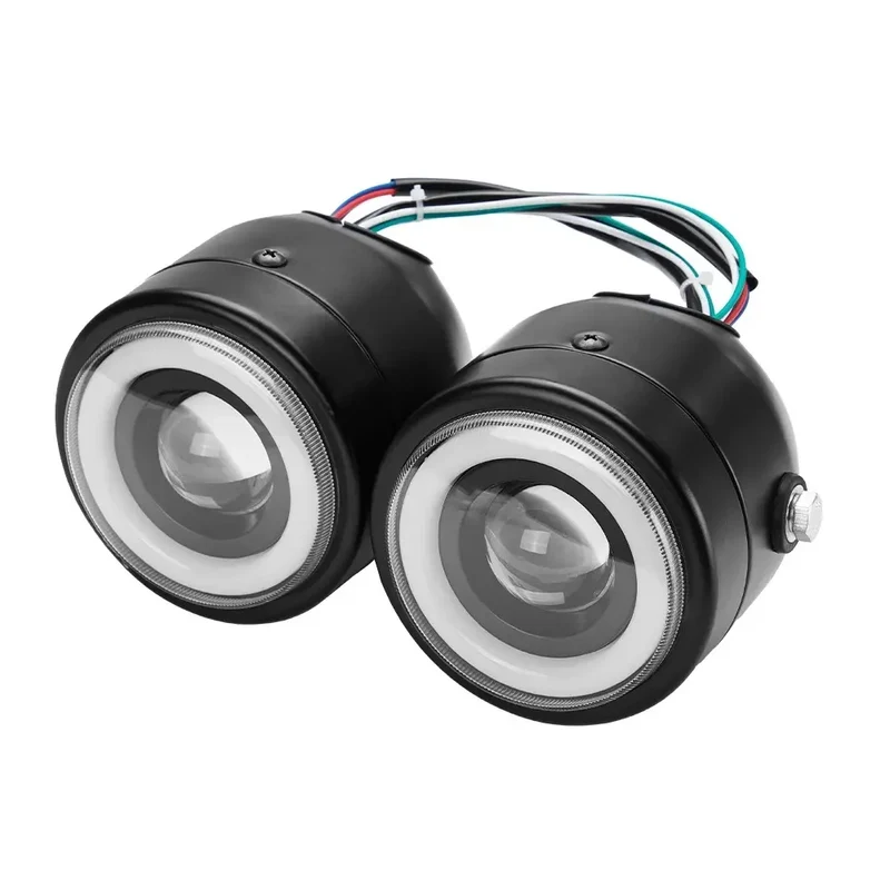 Phare double optique moto LED