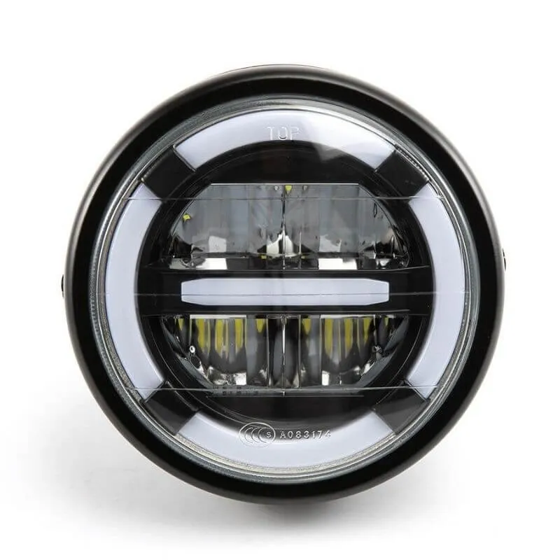 Phare rond de moto led - Jaune ou blanc