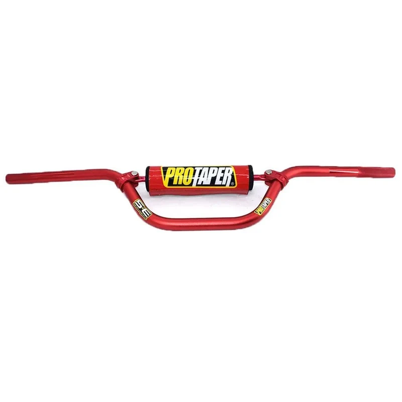 Guidon pro taper - 22mm Rouge