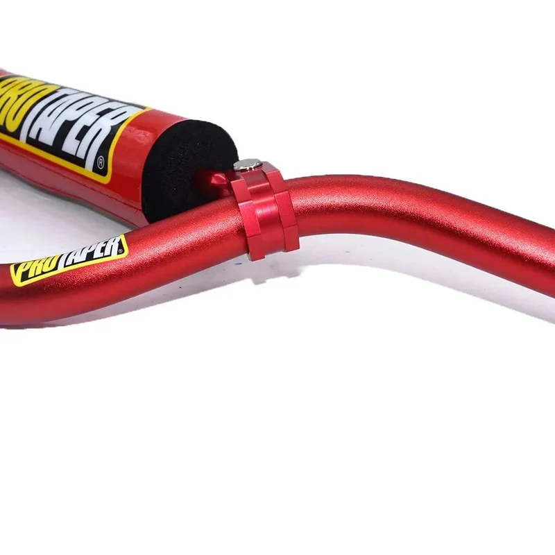 Guidon pro taper - 22mm Rouge