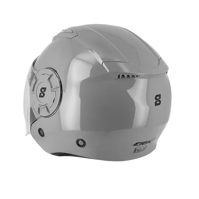 Casque jet gris Nardo- S749 Twister