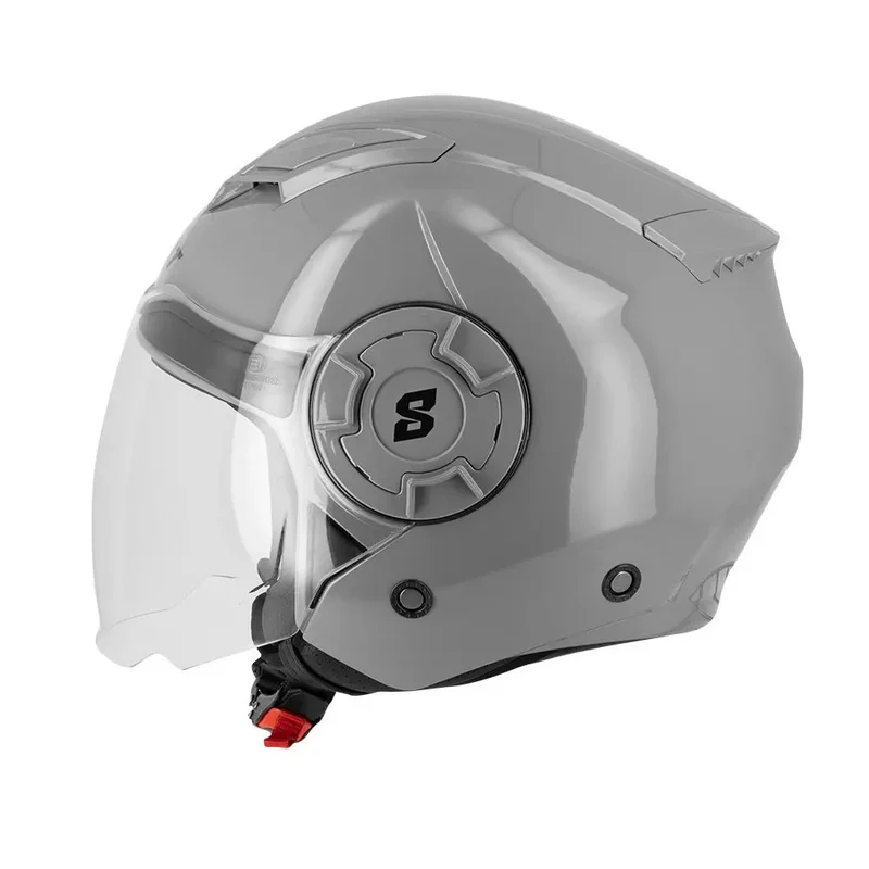Casque jet gris Nardo- S749 Twister