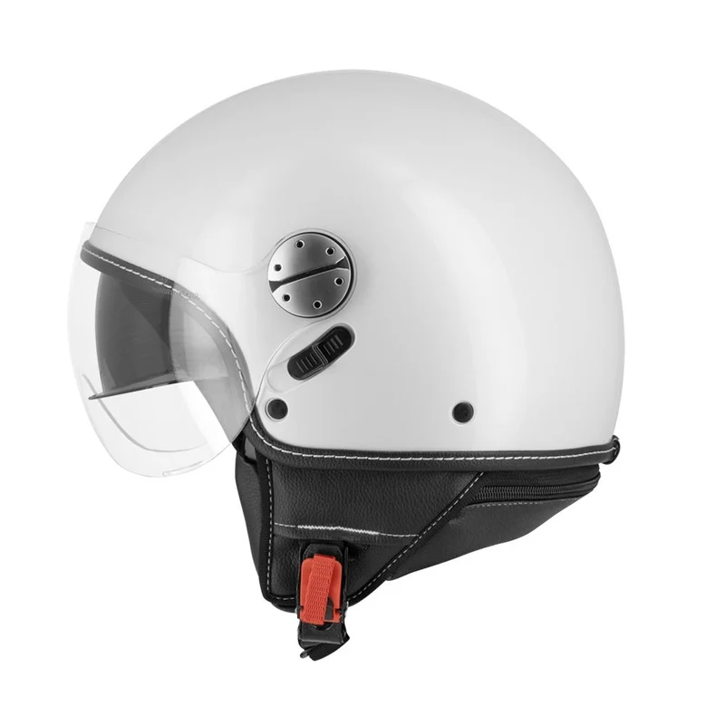 Casque jet moto blanc
