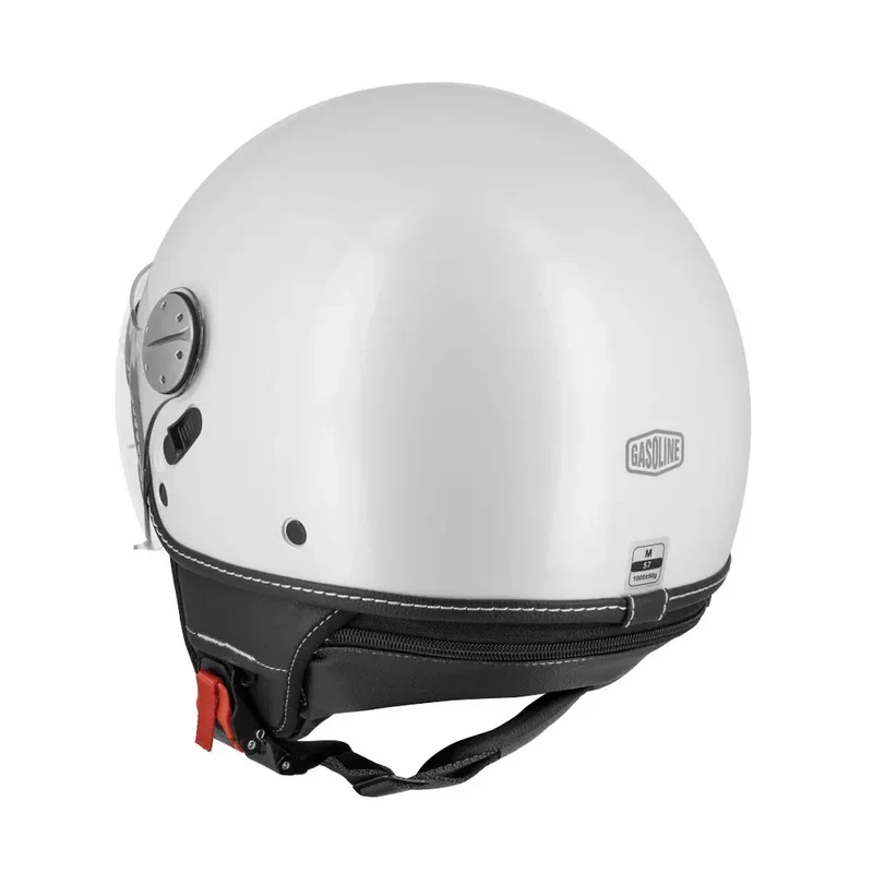 Casque jet moto blanc