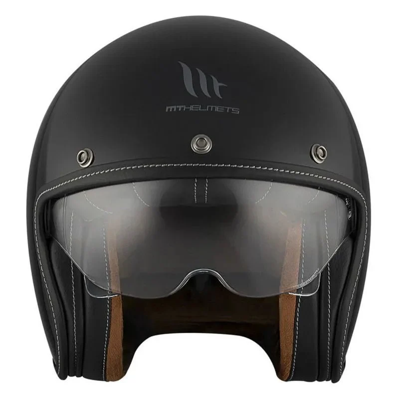 Casque moto jet harley davidson - Noir mat