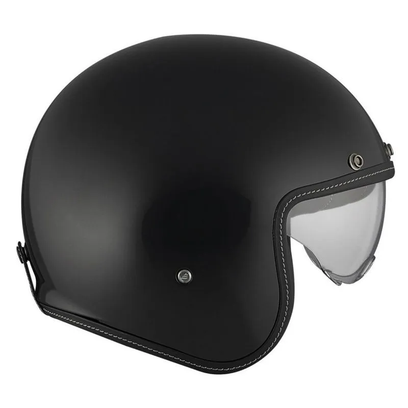 Casque moto jet harley davidson - Noir mat