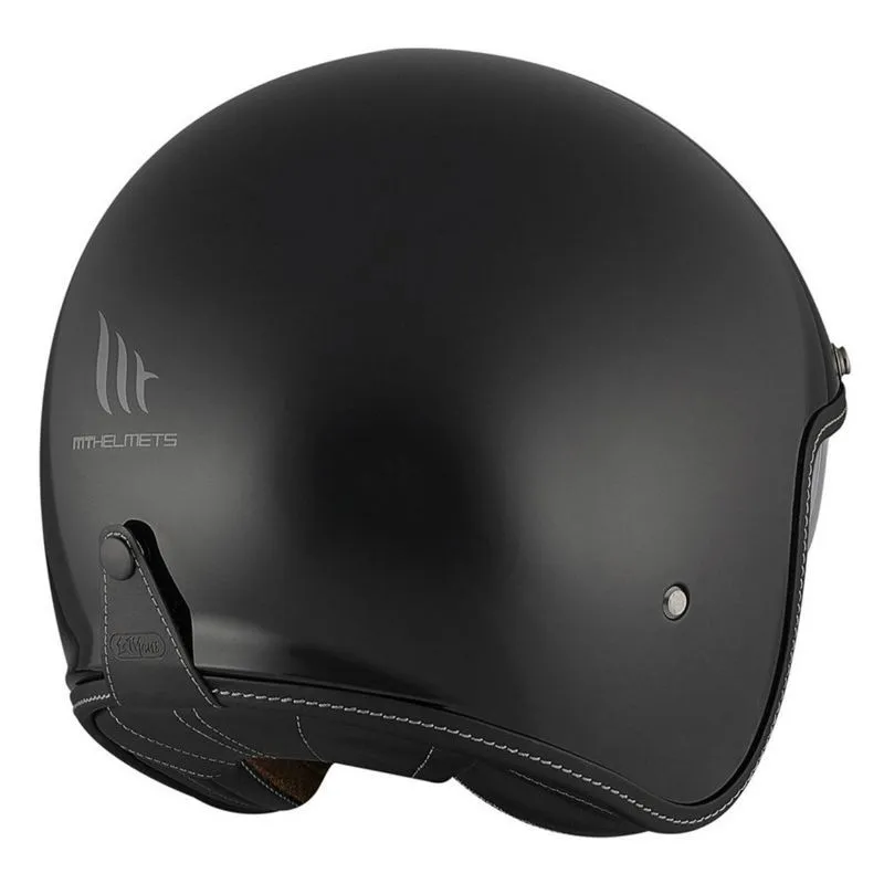 Casque moto jet harley davidson - Noir mat