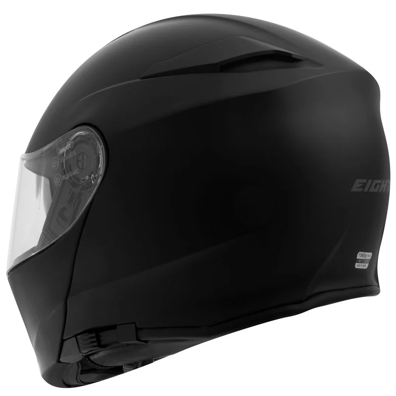 Casque modulable + écran solaire Noir mat | Homologué ECE 22-06