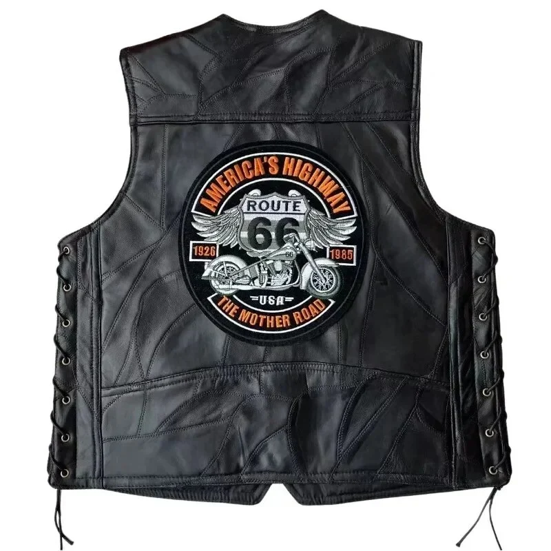Gilet Biker "Mother Road" : L'Esprit de la Route 66