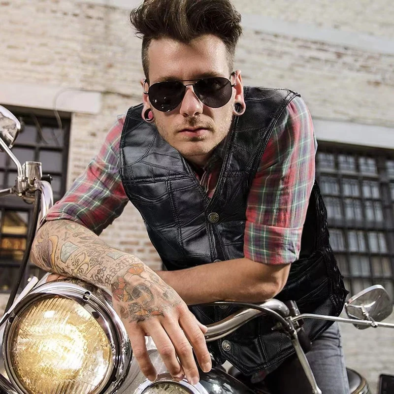 Gilet Biker "Mother Road" : L'Esprit de la Route 66