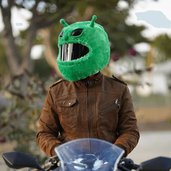 Couvre casque moto - Alien