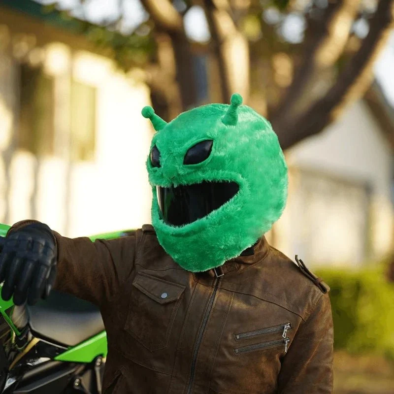 Couvre casque moto - Alien