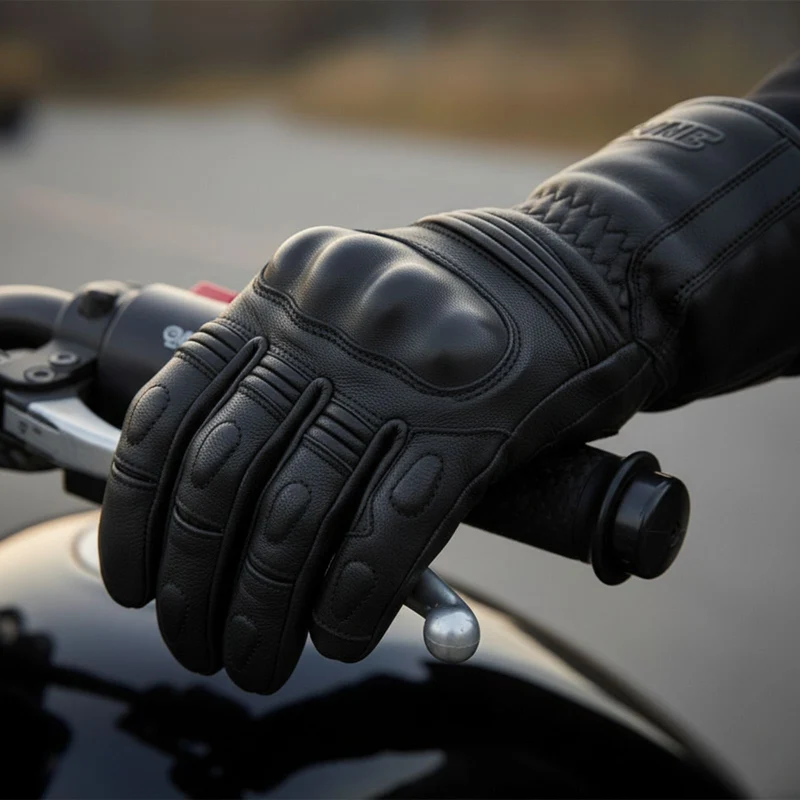 Gants cuir Moto Hiver – ROADMASTER™ (Homologué)