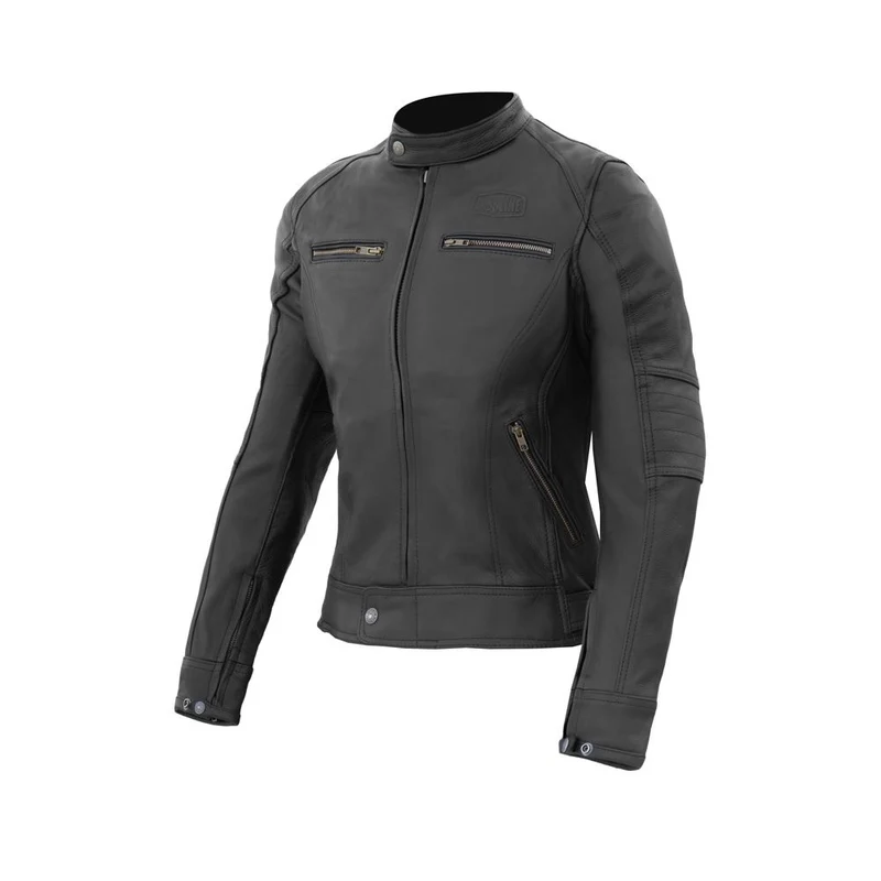 Blouson Cuir Moto Femme | Gasoline™