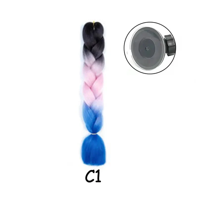 Tresse pour casque moto - Multicouleur