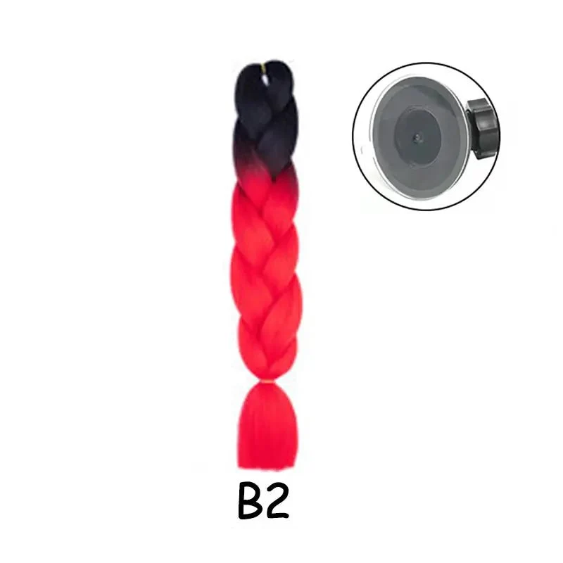 Tresse pour casque moto - Multicouleur