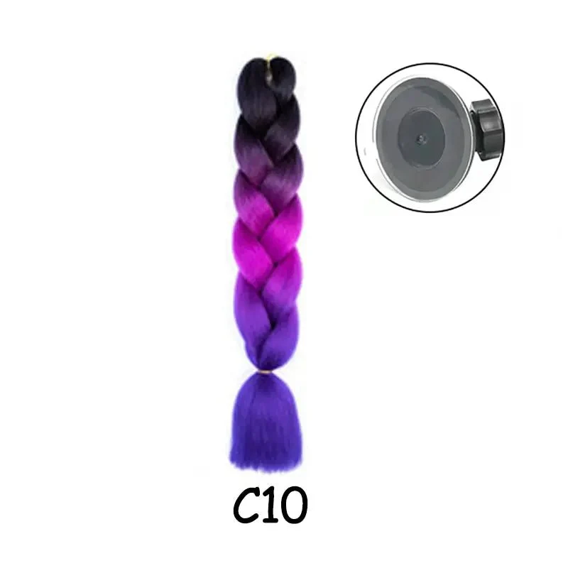 Tresse pour casque moto - Multicouleur