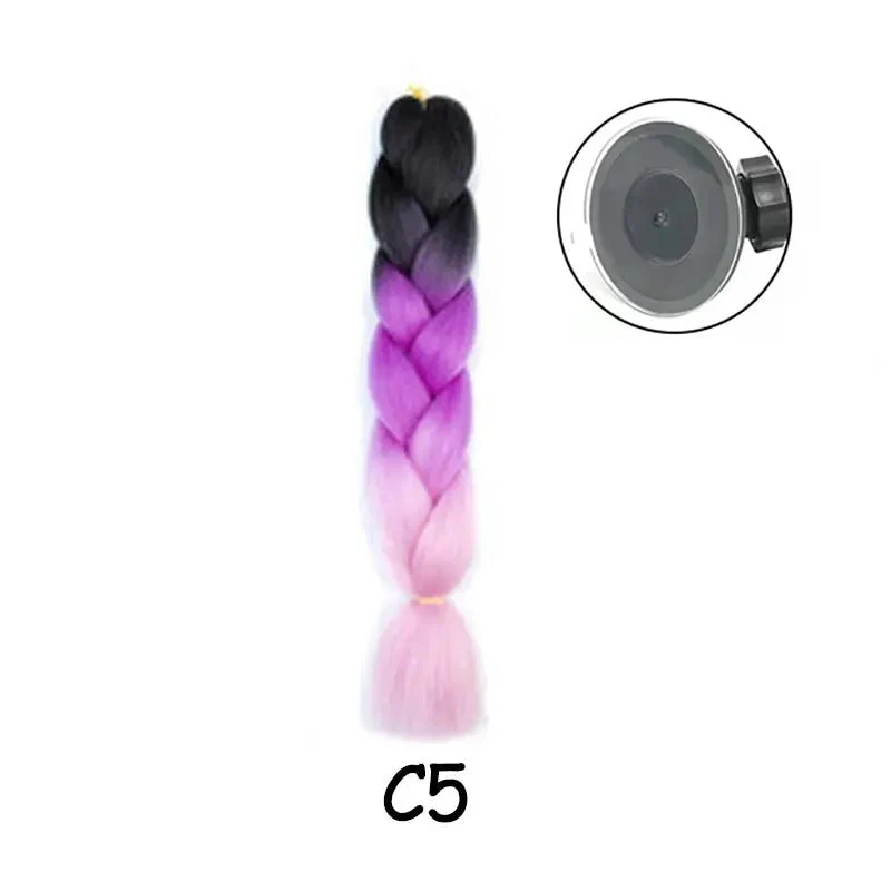 Tresse pour casque moto - Multicouleur
