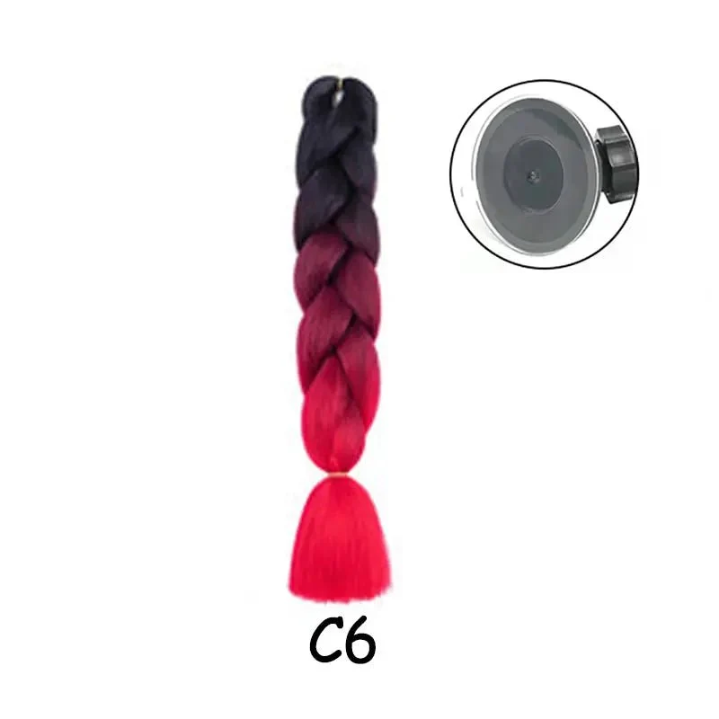 Tresse pour casque moto - Multicouleur