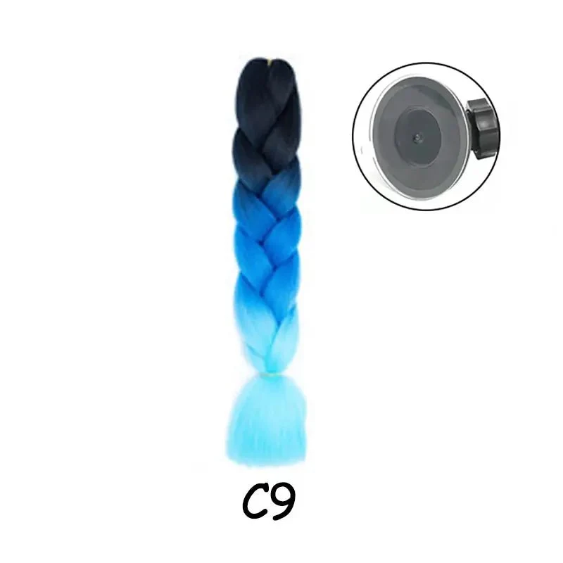 Tresse pour casque moto - Multicouleur