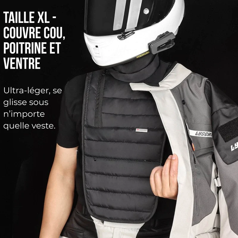 Tour de cou plastron moto | Bloque le vent. Garde la chaleur.
