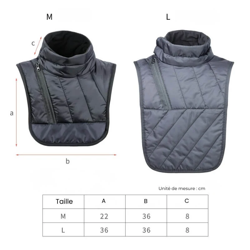 Tour de cou plastron moto | Bloque le vent. Garde la chaleur.