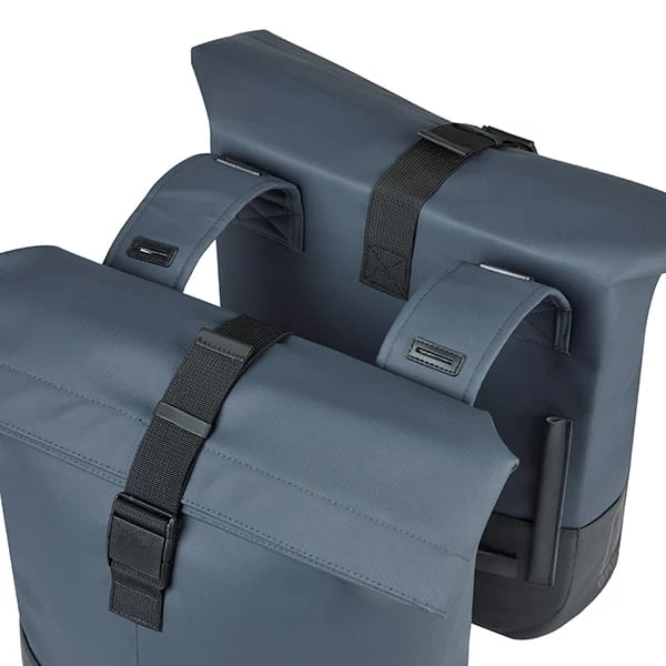 Basil Cove - double pannier bag - 28–32L - navy/black