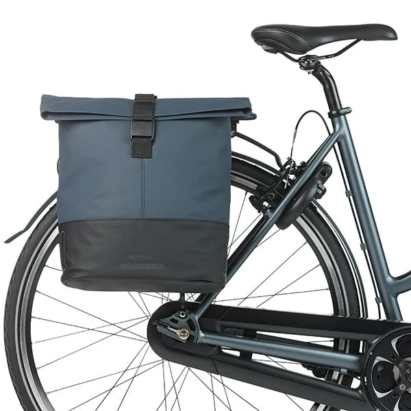 Basil Cove - double pannier bag - 28–32L - navy/black
