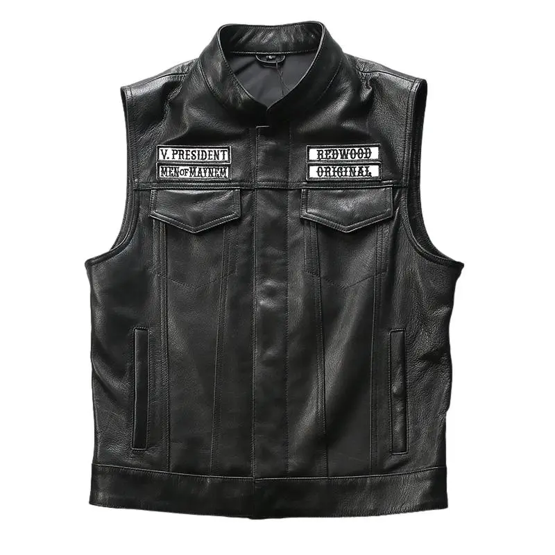 Veste moto en cuir | Sons of anarchy-SAMCRO