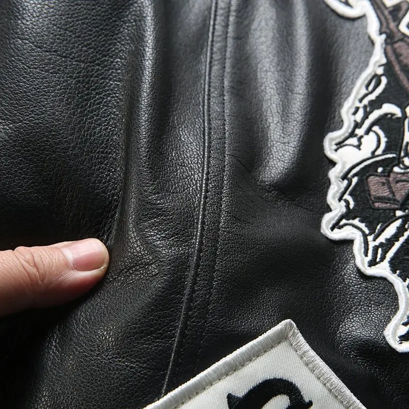 Veste moto en cuir | Sons of anarchy-SAMCRO