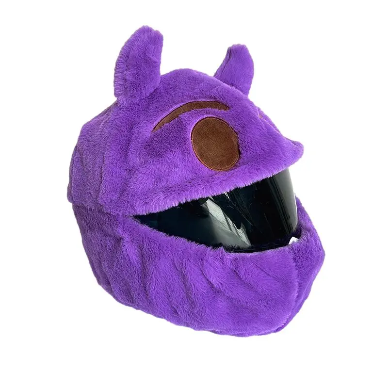 Couvre Casque Moto - Lutin Violet