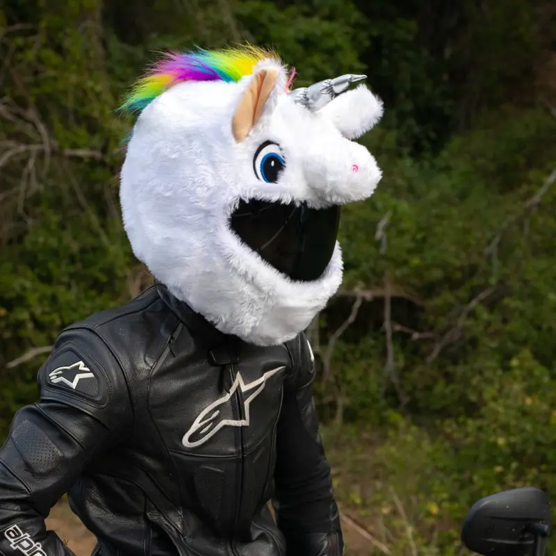 Couvre Casque Moto - Licorne