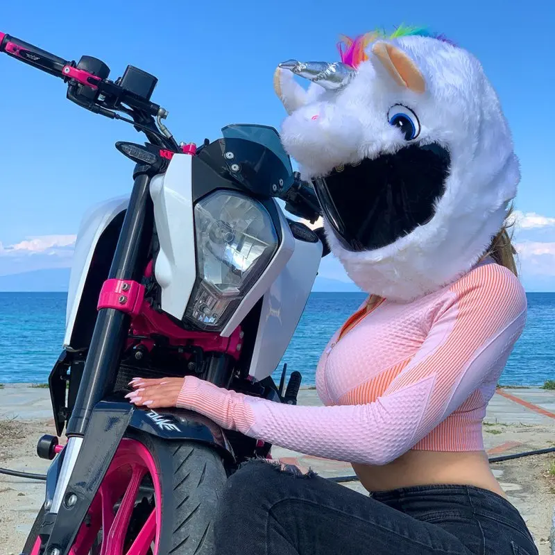 Couvre Casque Moto - Licorne