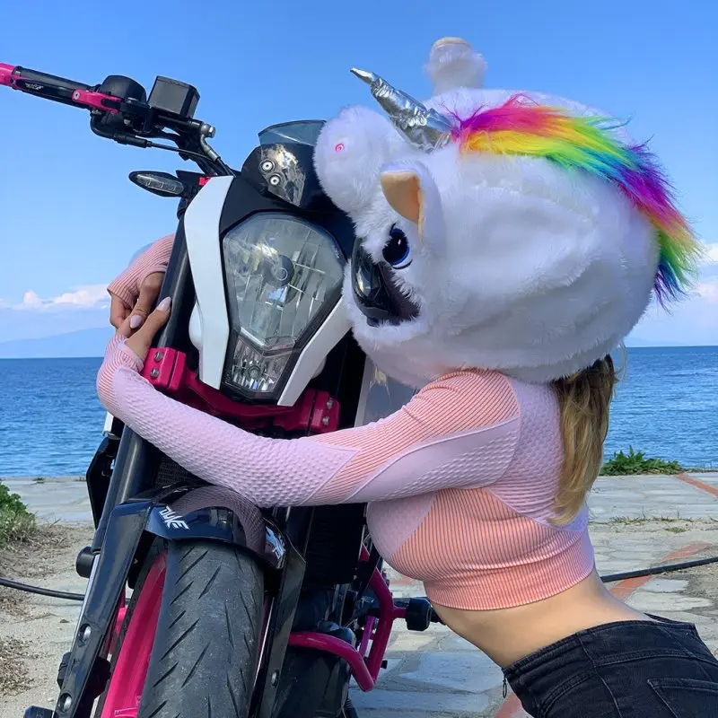 Couvre Casque Moto - Licorne