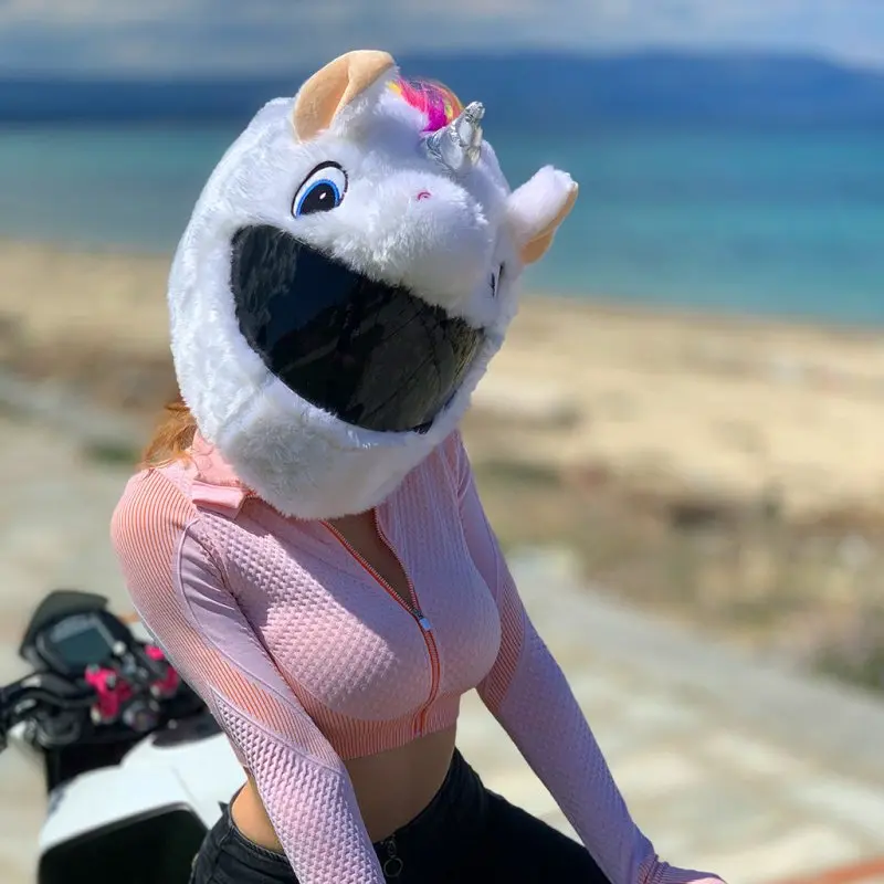Couvre Casque Moto - Licorne