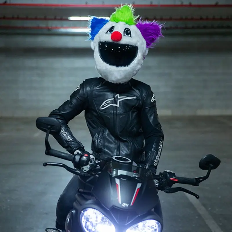 Couvre Casque Moto - Clown