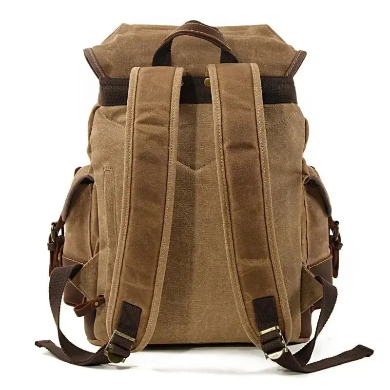 Sac à Dos Vintage moto - Retro marron