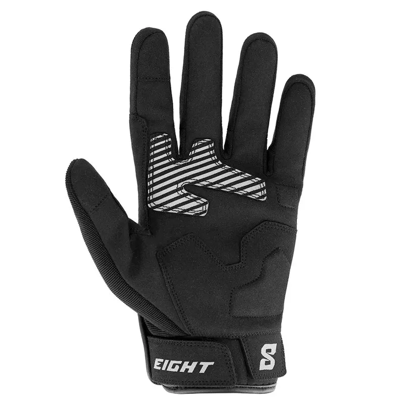 Gants moto été Homme Noir/Rouge - Homologué CE