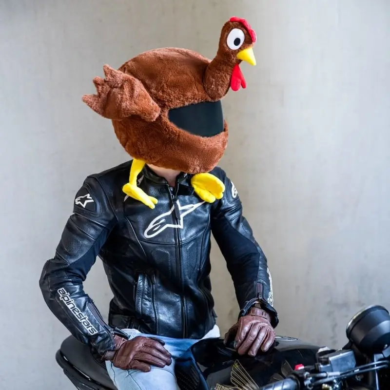 Couvre Casque Moto - Poulette