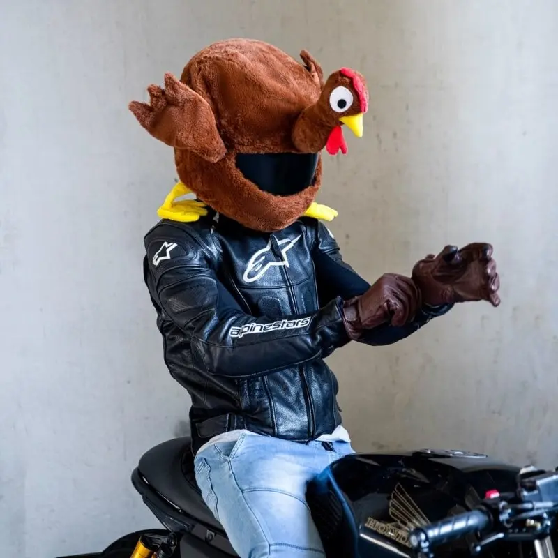 Couvre Casque Moto - Poulette