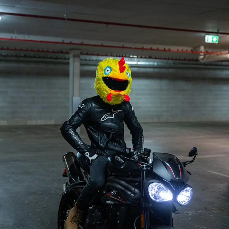 Couvre Casque Moto - Poulet