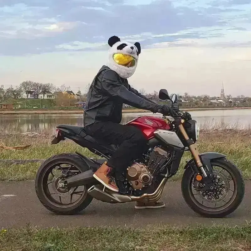 Couvre Casque Moto - Panda