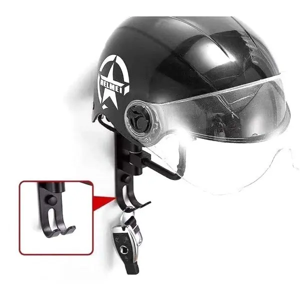 Support mural casque moto