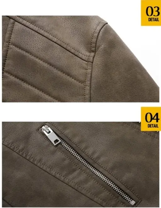 Blouson Biker "Vintage Racer" – Cuir PU Grainé & Doublure Polaire (Marron/Noir)
