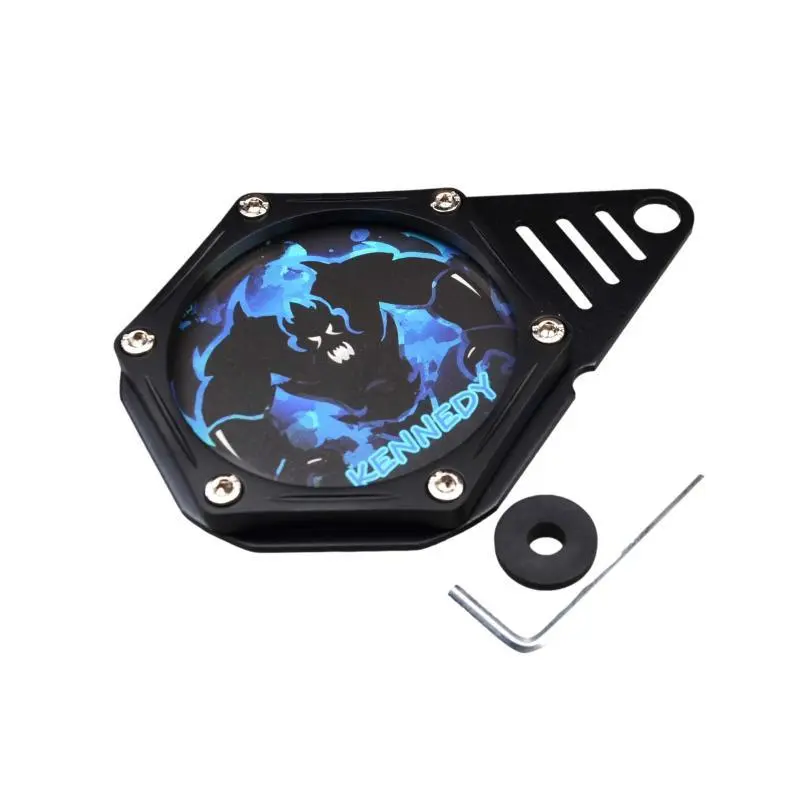 Porte assurance moto Aluminium - Noir