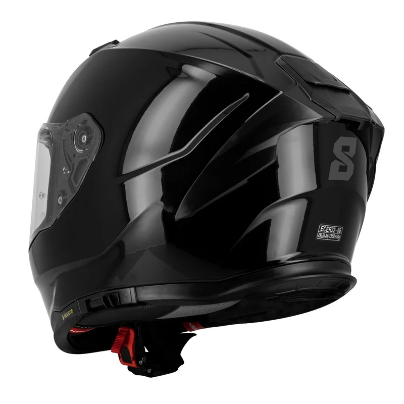 Casque de moto femme Noir Brillant- S442 VENGE
