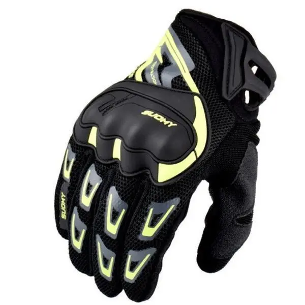 Gants Moto Cross Vert