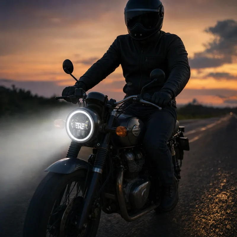 Phare LED moto Royal Enfield
