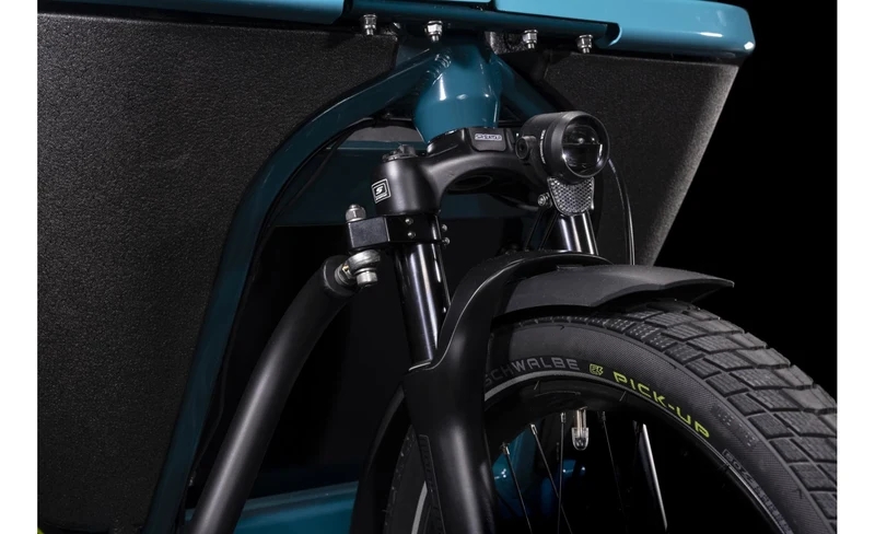 Vélo Cargo électrique - CUBE HYBRID SPORT DUAL 1000 BLEU