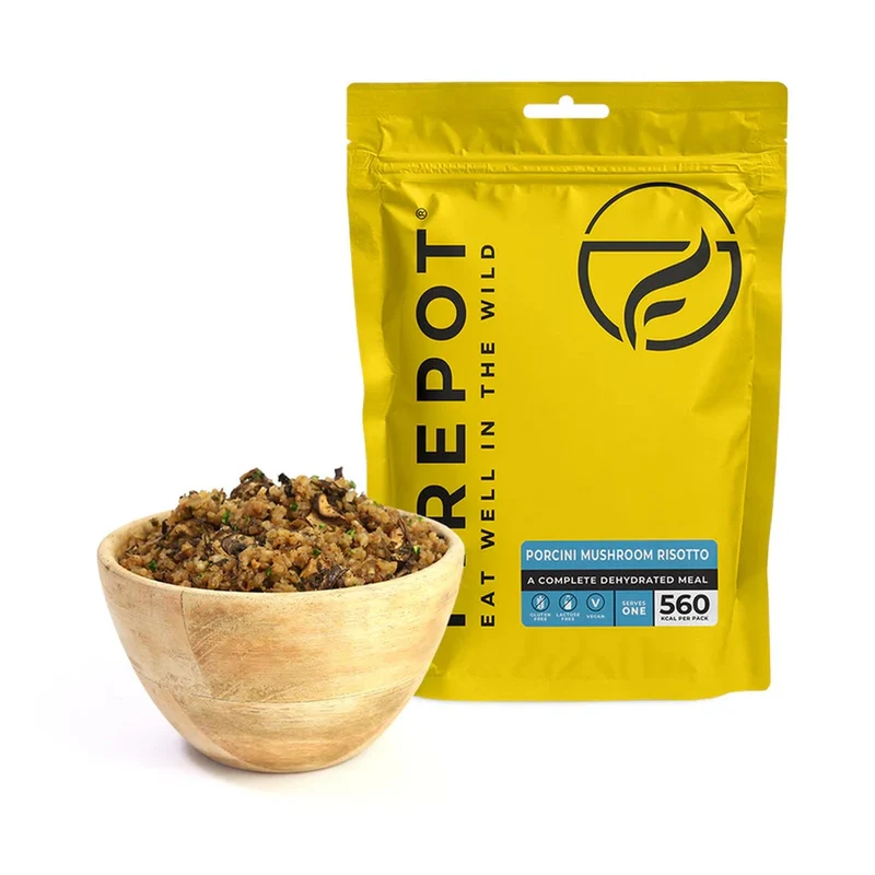 Repas lyophilisé Firepot Vegan Risotto aux cèpes 135 g